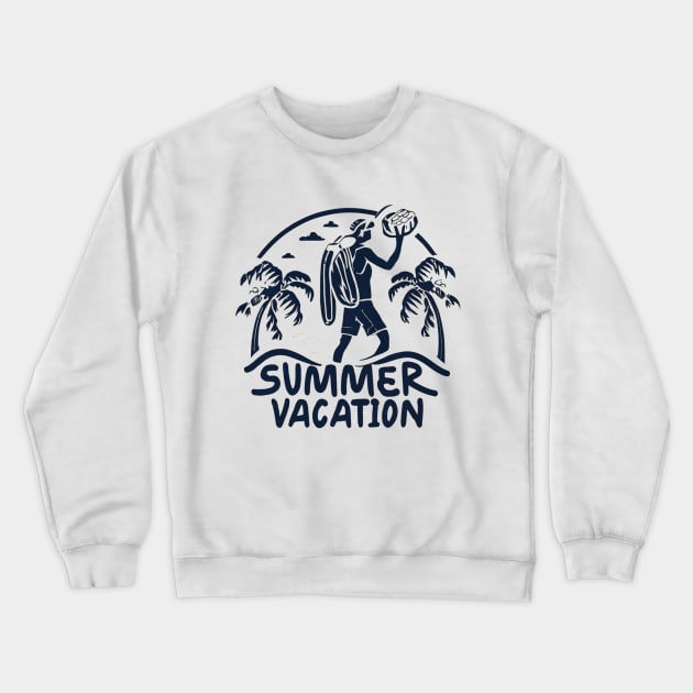 Summer vibe Crewneck Sweatshirt by RezTech